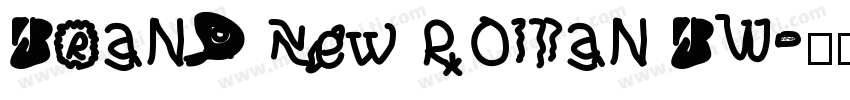 Brand New Roman BW字体转换